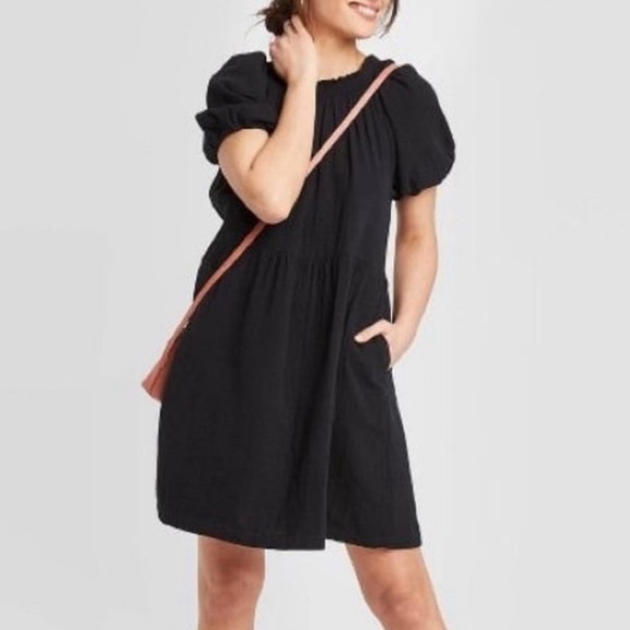 Universal Thread Dresses & Skirts - NWT universal thread black babydoll gauze dress